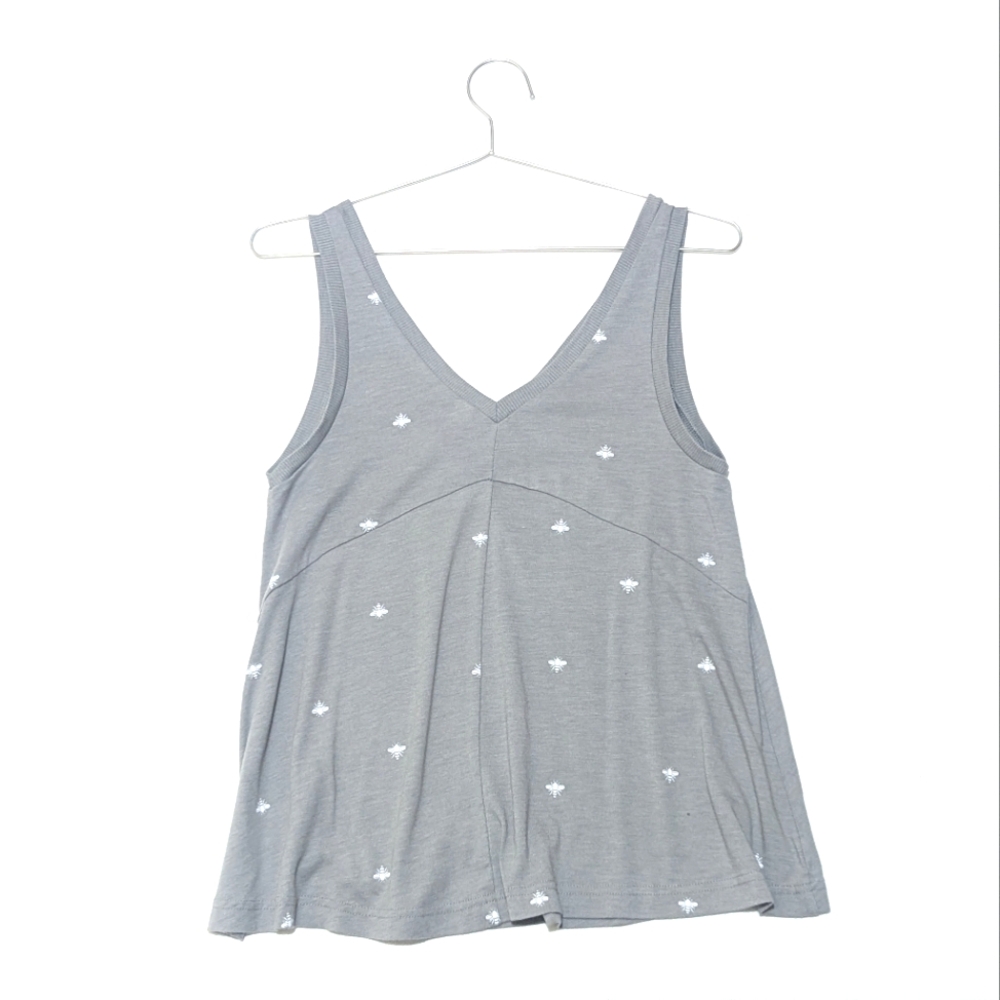 Xhilaration | Tank Top | V Neck | Soft | Casual | Flowy | Bumble Bee Print | Y2K - Picture 7 of 8